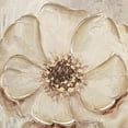 thumbnail image 5 of Floral Elegance Canvas Wall Art Beige, 5 of 5