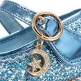 thumbnail image 5 of Girls Snow Queen Queen Heel Shoes Wedding Toddler Flower Glitter Dress Shoes (Little/Big Kid), 5 of 6