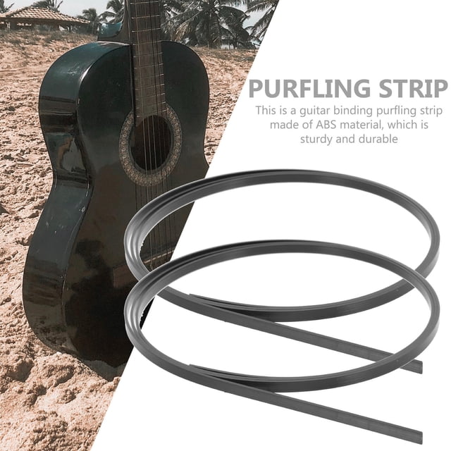 BESTYASH 12Ud Tira Decorativa Para Bordes De Guitarra Acústica En ABS Con Estable