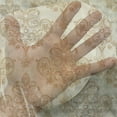 thumbnail image 3 of Ivory Tulle Curtains with Rod Pocket, Vintage Baroque Pattern with Curved Flower Lines Rococo Style Ornate Art, Sheer Drape for Wedding Party 2 Panels, 7 Sizes, Cream Pale Brown, by Ambesonne, 3 of 3
