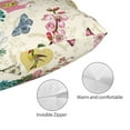 thumbnail image 5 of Kll Bird Butterfly Rose Pillow Covers Envelope Closure,Super Soft And Cozy Fuzzy Fleece Pillow Case Cover 20"X30", 5 of 9