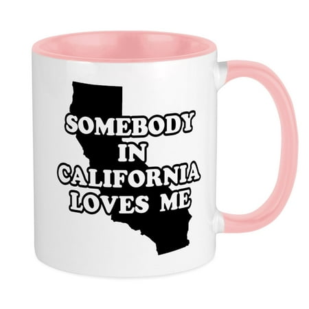 

CafePress - Somebody In California Loves Me Mug - Ceramic Coffee Tea Novelty Mug Cup 11 oz