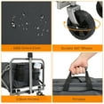 thumbnail image 4 of Zimtown Carro Plegable Carro Utilitario Plegable con Ruedas Todoterreno, Marco Gris, 4 of 10