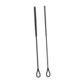 thumbnail image 2 of 2 piezas cepillos de limpiador de paja de silicona larga liviana recipiente de cuello estrecho cepillos de botella de silicona reutilizables para taza Negro, 2 of 8