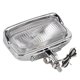 thumbnail image 4 of Faro de motocicleta ANGGREK 12V luz delantera retro Cuadrado brillante 2 piezas M10, 4 of 8