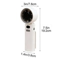 thumbnail image 3 of Gifts YYV Handheld USB Rechargeable High-Speed Mini Fan Digital Display Rotatable Compact Portable Turbo Cooling Fan for Travel Outdoor Office Students Gift Rechargeable Pocket Fan, 3 of 6