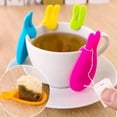 thumbnail image 3 of 3pcs Silicone Rabbit Wine Glass Marker Creative Drinking Cup Identifier Party Cup Sign (Random Color), 3 of 8