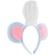 thumbnail image 3 of FELTECHELECTR Diadema con orejas de ratón gris y gorro de chef blanco, ideal como disfraz de ratón para fiestas de cumpleaños, ideal para niños y niñas., 3 of 6