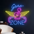 thumbnail image 2 of Handmadetneonsign Game Zone Led Sign, Arcade Neon Sign, Wall Decor, Game Room Neon Sign, 2 of 5
