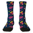 thumbnail image 3 of YOZGXEG Compression Socks For Women Soft Animal Knitted Mid-Calf Socks Sweet Patterns Stretchable Polyester 1Pc Pink One Size, 3 of 7