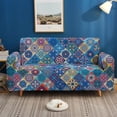 thumbnail image 3 of Funda de sofá elástica con todo incluido, funda de sofá con combinación multijugador bohemia, funda de sofá para sofá perezoso, 3 of 4