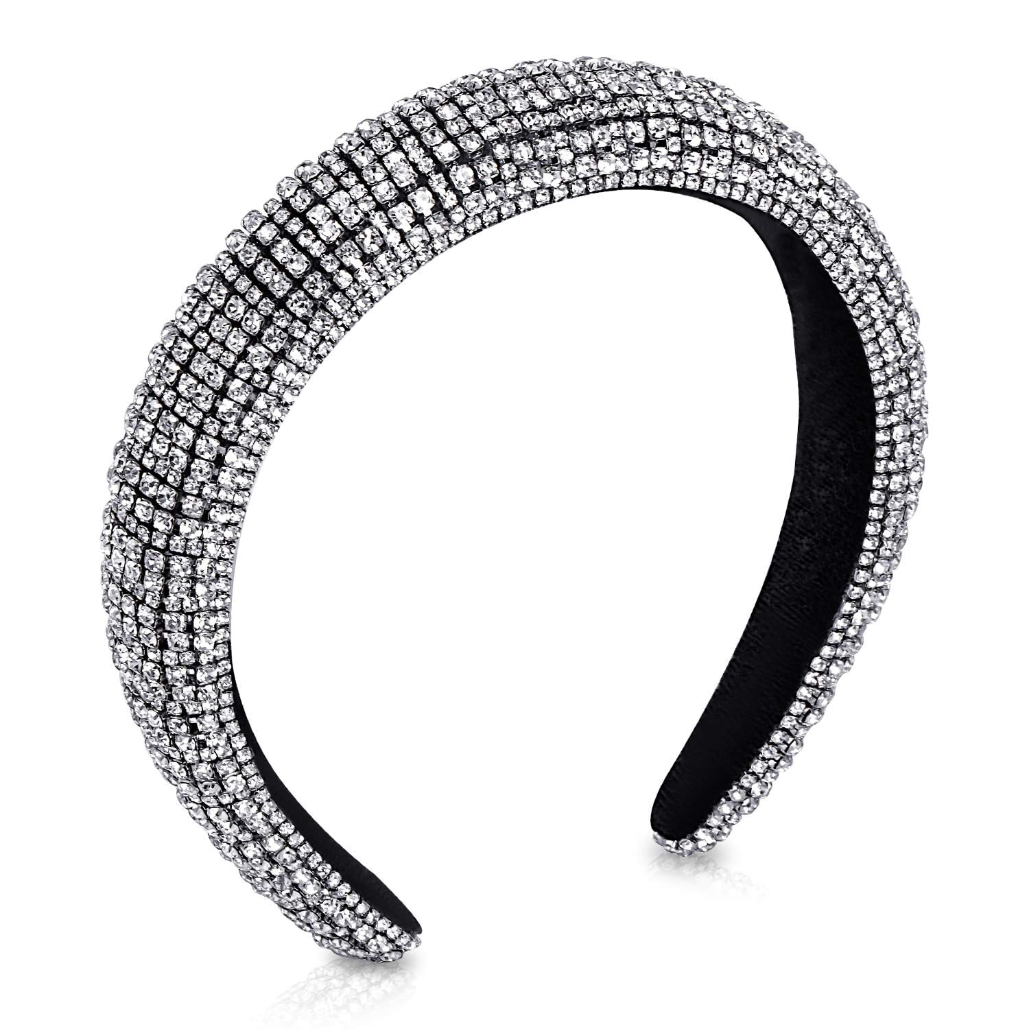 Women Ladies Rhinestone Headbands Crystal with Diamonds Hair Hoops Shiny Luxury