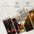 thumbnail image 6 of Elephant Stock Tuscan Red Wine Wall Art - Horizontal Multi Panel Canvas - Dining Room Wall Decor - Food And Drink Multi Panel - Green And Red Decor - 74" x 37", 6 of 8