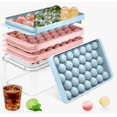 thumbnail image 1 of 4pzs  Xtellar Charola De Plastico 3d Redondo Esfera Moldes Para Hielo Color Rosa y Azul, 1 of 2