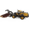 thumbnail image 2 of Komatsu WA475-10 Wheel Loader Yellow with Log Grapple and Log Accessories 1/50 Diecast Model by Universal Hobbies, 2 of 5
