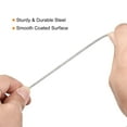 thumbnail image 3 of Unique Bargains Coated Security Steel Cable Lock Wire Rope Double Loop Transparent 2.5mmx1m, 3 of 5