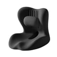 thumbnail image 1 of Cojín ortopédico para silla de oficina, cojín para asiento de coche, oficina y viajes. Negro, 1 of 9