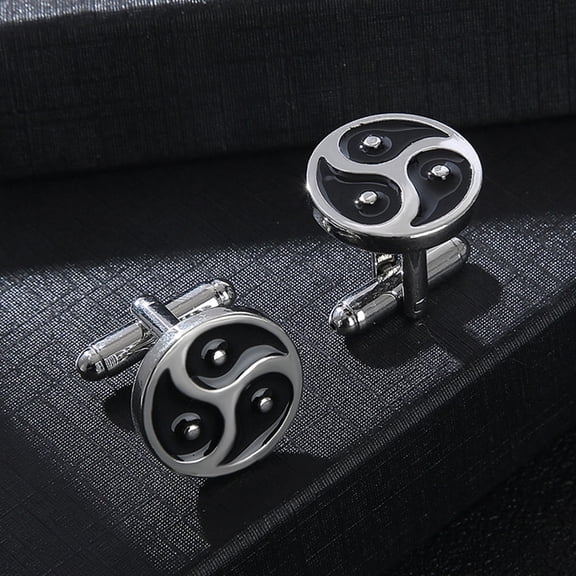 WHAMVOX  Tuxedo Shirt Studs Men Cufflinks Yin Groomsmen Father Men's Man