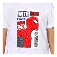 thumbnail image 3 of Playera Spiderman Talla 14 Manga Corta con Estampado Frontal Blanco, 3 of 3