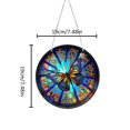 thumbnail image 5 of Cuadros Decorativos Kits de pintura de diamantes de vidrieras, panel de vidrio de doble cara, regalo para mamá, abuela DQrwqpou embutido en tela, 5 of 5