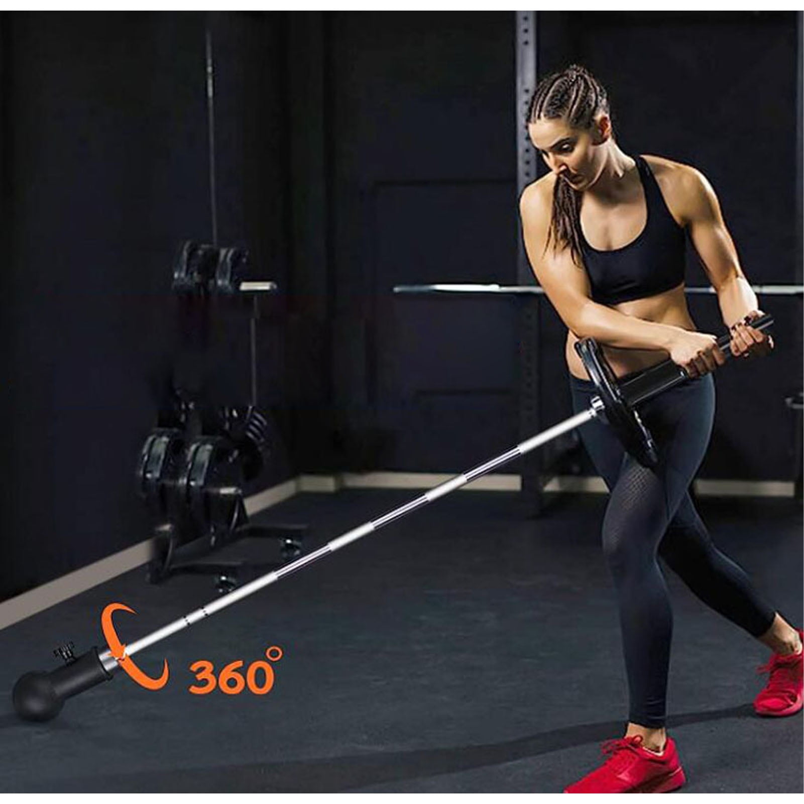 Barbell Landmine Base Iron Barbell Bar Attachment Easy Installation For Home Gym Fitness Walmart