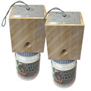 2 pack Carpenter Bee Trap- Hanging Outdoor Trap