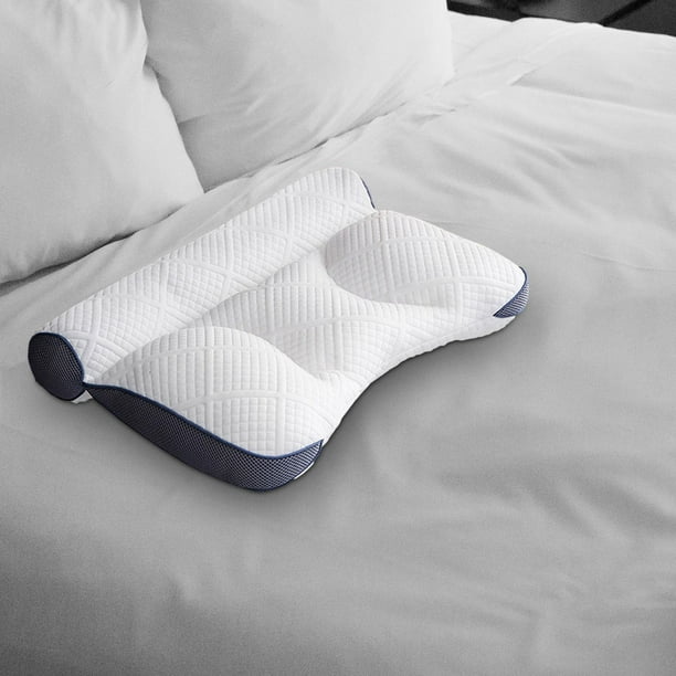 Almohada de Apoyo para el Cuello Fernando Almohada Cervical Suave y Transpirable Gris