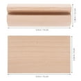 thumbnail image 2 of PAMINGONO 1Pack Wooden Display Stand for Calendars Rectangular Rustic Style 5.9X1.4X0.3in, 2 of 8