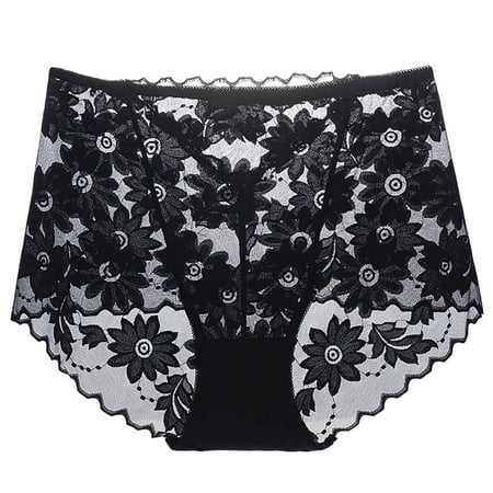 Xiaoxatg Sexy Panties for Women Women s Underwear Large Size Underwear High Waist Small Women s Lace Seamless Briefs Lace Thong Underwear for Women plus Size