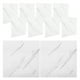 thumbnail image 2 of 10 piezas de azulejos de mármol autoadhesivos para baño y cocina, revestimiento de pared de fácil instalación, resistente al agua y duradero, para sala de estar, dormitorio y más, color blanco, 2 of 8