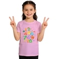 thumbnail image 2 of Girls Shirts Kids Basic Tees Kids Casual Fashion Short Sleeve T Shirt with Digital Print Round Neck Tee Boys Daily Wear, 2 of 8