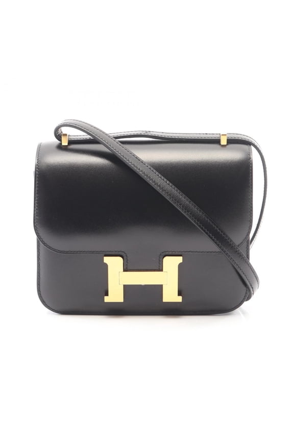 Pre-Owned Hermes Constance 3 Mini Shoulder Bag/Handbag, Calfskin (Cowhide), Box Calf Leather,...