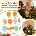 thumbnail image 2 of Christmas Tree Topper Ice Cream Sprinkle Style 1 Piece Whimsical Sugar Cone Design for Holiday Home Party and Festive Table Display, 2 of 6