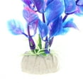thumbnail image 5 of Unique Bargains 2 Pcs Aquarium Plants Decorations Artificial Aquatic Plant Purple 3.94", 5 of 7