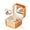 Orange Color, variant on keai M161 Clip-On Open-Ear TWS Bluetooth Earphones, Wireless Audio Headset with Built-In Makeup Mirror, Low Latency, Ultra-Long Battery Life, Water Resistant, Compatible with Android/iOS