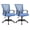 Blue, variant on Alpinel Office Chair Ergonomic Computer Desk Mesh Chair Mid Back Swivel Lumbar Support with Armrest (1, Violet)