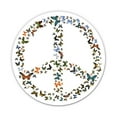 thumbnail image 1 of Peace Sign Butterflies - 8" Vinyl Sticker - For Car Laptop I-Pad - Waterproof Decal, 1 of 1