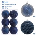 thumbnail image 3 of 12pcs 8cm Christmas Balls Set Multicolor Christmas Decorations 2023 New Year Xmas Tree Ornaments Set for Home Party, 3 of 5