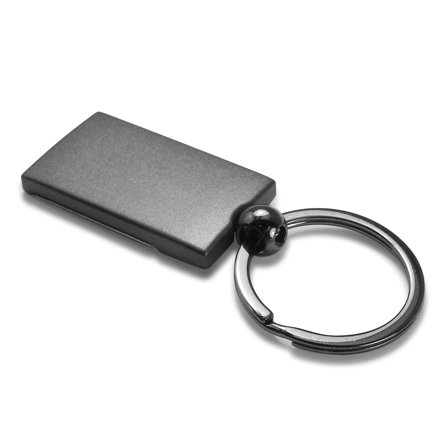Nissan Maxima Two Tone Rectangular Gun-Metal Key Chain