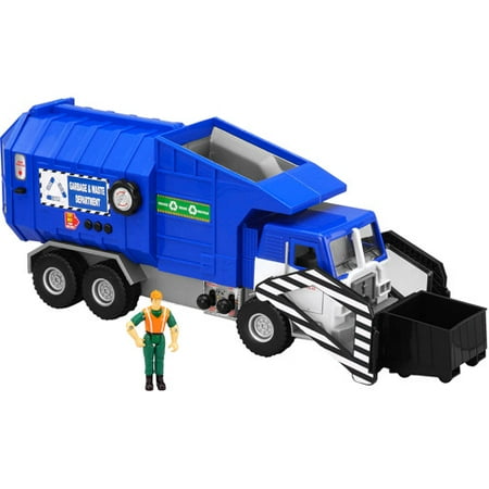 Tonka Mighty Motorized Garbage Truck Blue
