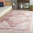 thumbnail image 3 of SAFAVIEH Arizona Alaia Medallion Polyester Area Rug, Rust/Beige, 3' x 5', 3 of 13