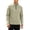 Khaki, variant on Gytharion Men's Plus Size Pullover Tops Quarter-zip Stand Collar Blouses Solid Color Long Sleeve Casual Tops