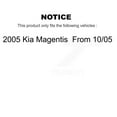 thumbnail image 2 of Transit Auto Front Rear Ceramic Pads and Disc Brake Rotors Kit for Car 2005 Kia Magentis From 10 05 K8A-102504, 2 of 8