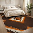 thumbnail image 3 of ODIKA Bold Southwestern Salt Speckled Inspired Motifs Abstract Spotted Refined Non-Slip Flatwoven for Living Room, Under Sectional, Family, 3 of 7