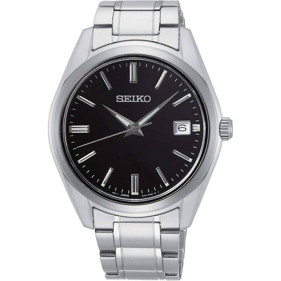 Seiko Classic Quartz Black Dial Men's Watch SUR311P1