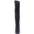 thumbnail image 5 of Womens XOXO Trish Over The Knee Back Lace Boots, Black, 5 of 6