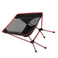 thumbnail image 1 of sweethay Silla de malla plegable para exteriores, marco de aleación de aluminio, Camping, pesca, Picnic, silla plegable portátil carpas rojo, 1 of 6