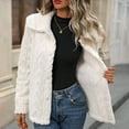 thumbnail image 6 of Aloohaidyvio Womens Winter Sherpa Fleece Jacket Button Down Fuzzy Shacket Outwear with Pockets 2024 Coats for Women Clearance, 6 of 6