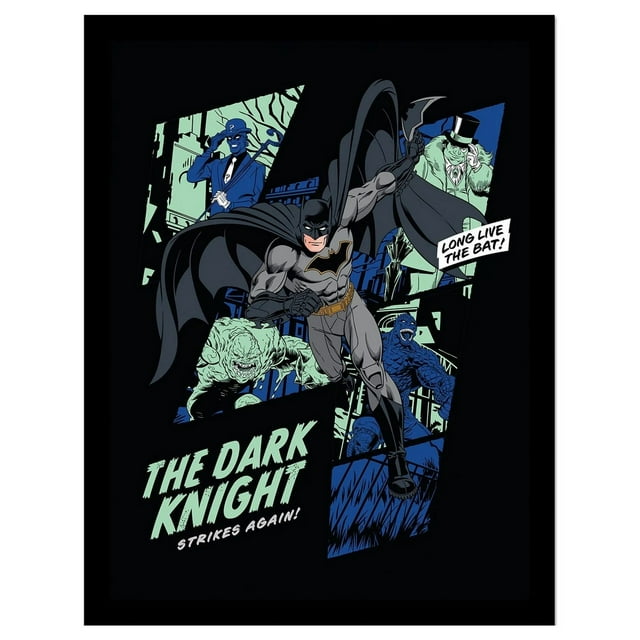Batman The Dark Knight Strikes Again Comic Framed Poster