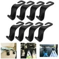 thumbnail image 1 of (8 Pieces) Car headrest Hook, Intimate Design, Durable Rear seat Hook, Load 40pounds, Portable Shelf, can be Used for Handbag, Wallet, Cloth Sundries, 1 of 8